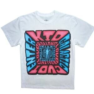 Kid Cudi Entergalactic Rolling Loud July 22 Miami White Tour T-Shirt New w/o Tag